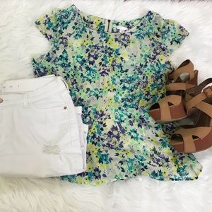 Xhilaration peplum top